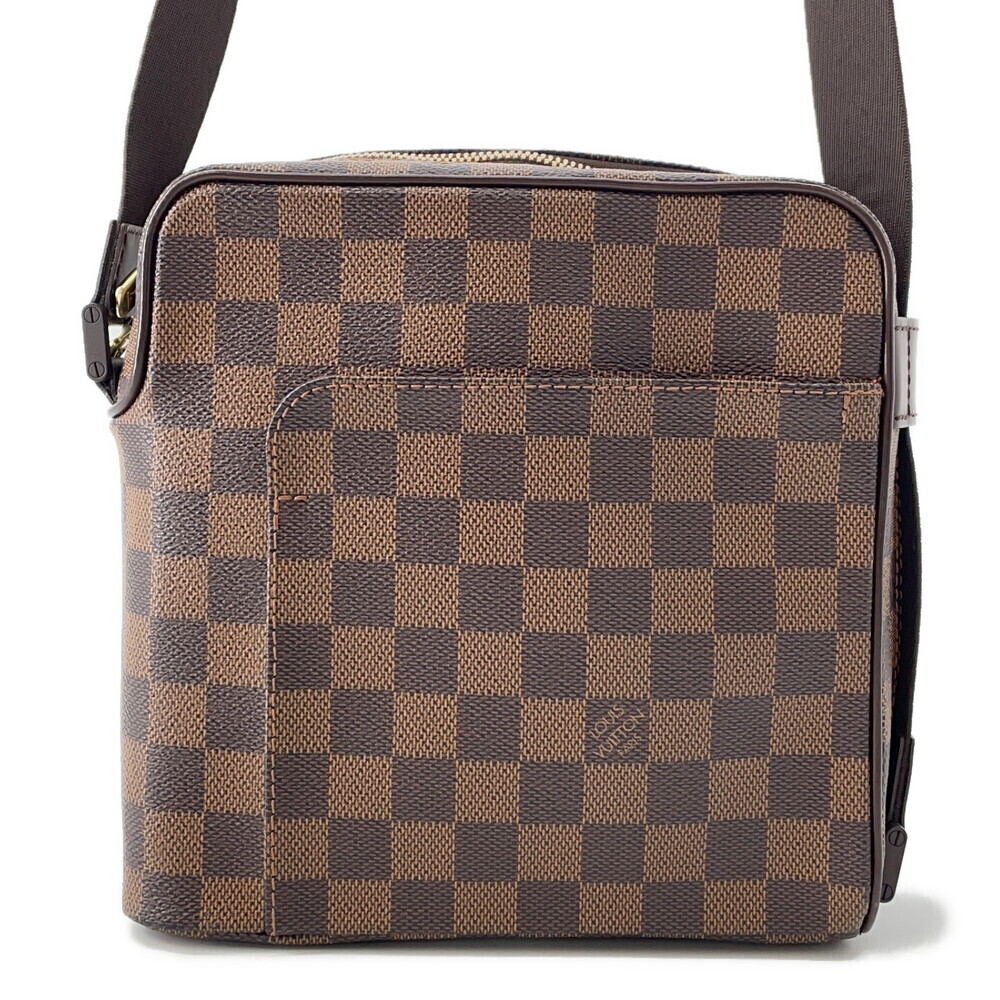 Louis Vuitton Olaf Damier Ebene Bag Shoulder Brown - Picture 2 of 12